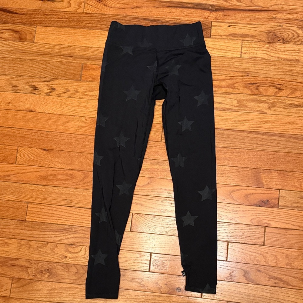 Terez Black Starry Kids Leggings
